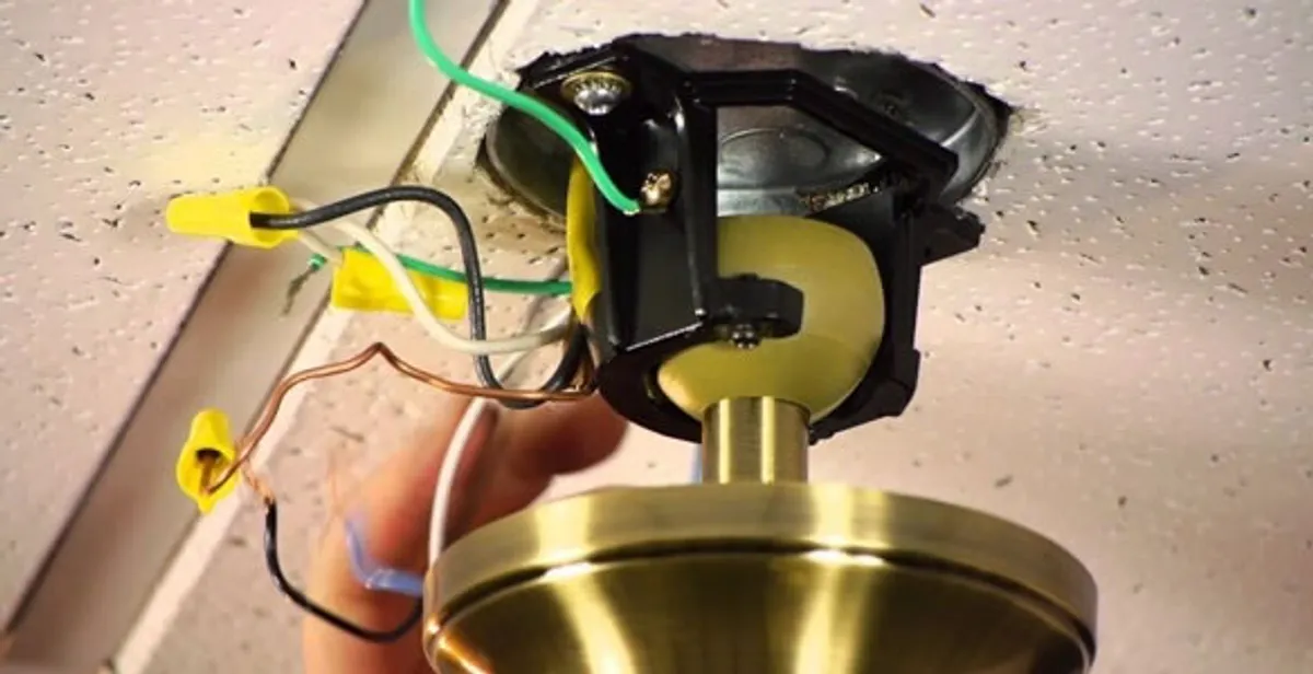 Ceiling fan wiring repair and electrical connection service in Myrtle Beach, SC