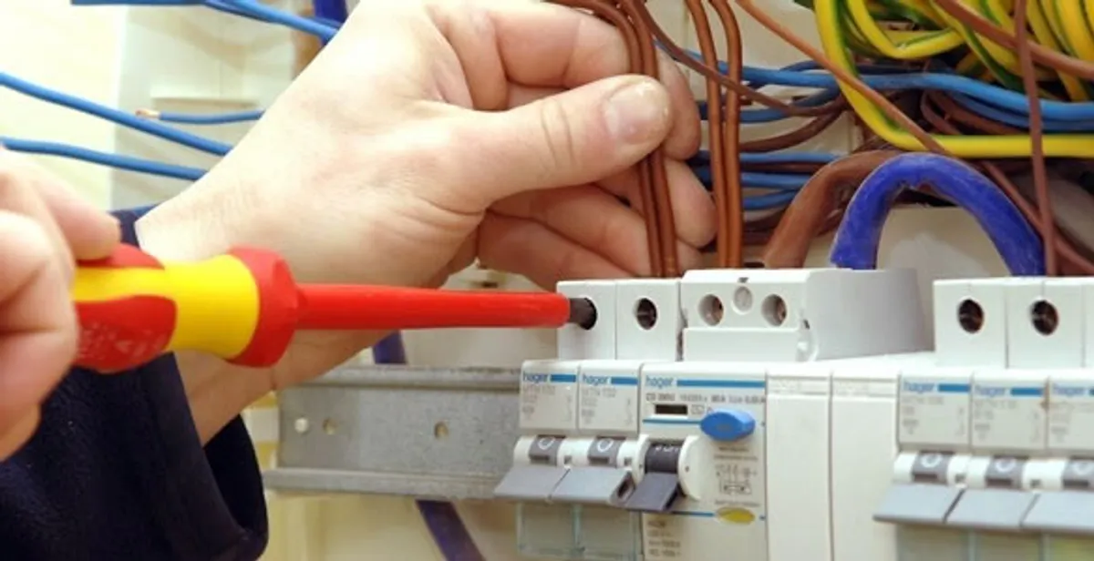 electrician services performing professional electrical panel wiring and connections in Myrtle Beach, SC