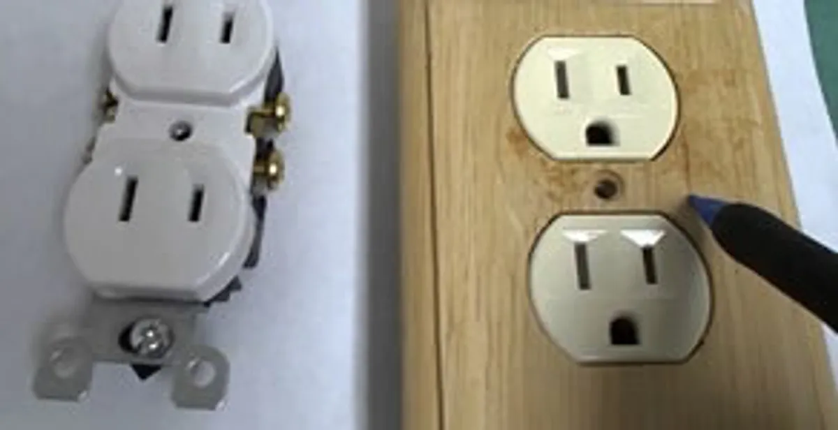 gfc outlets service showing professional installation of ground fault circuit interrupter outlets in Myrtle Beach, SC