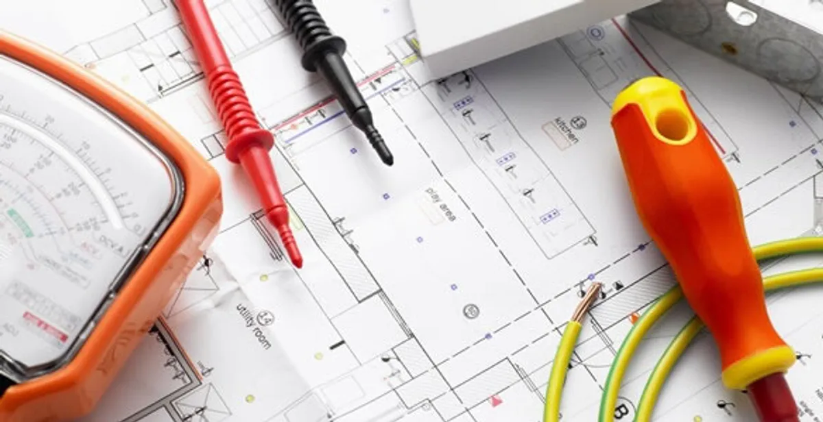 licensed electrician planning and testing electrical systems using professional tools in Myrtle Beach, SC