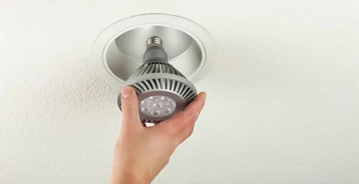 lighting installation service featuring recessed ceiling light installed by licensed professionals in Myrtle Beach, SC