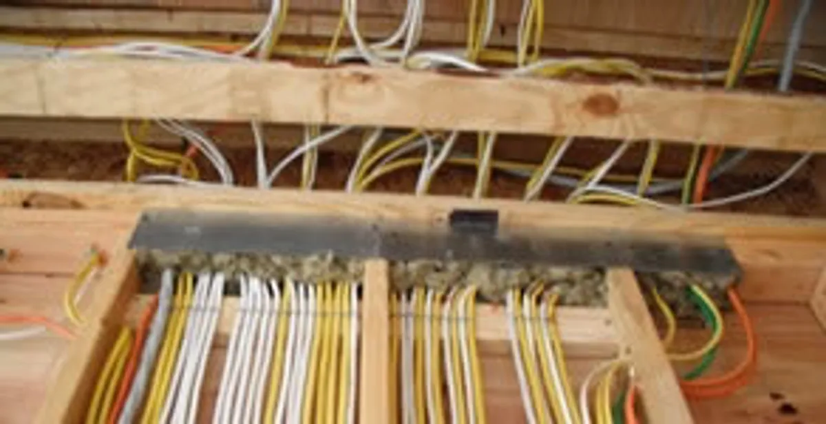 new construction wiring services with organized electrical rough-in performed by licensed electricians in Myrtle Beach, SC