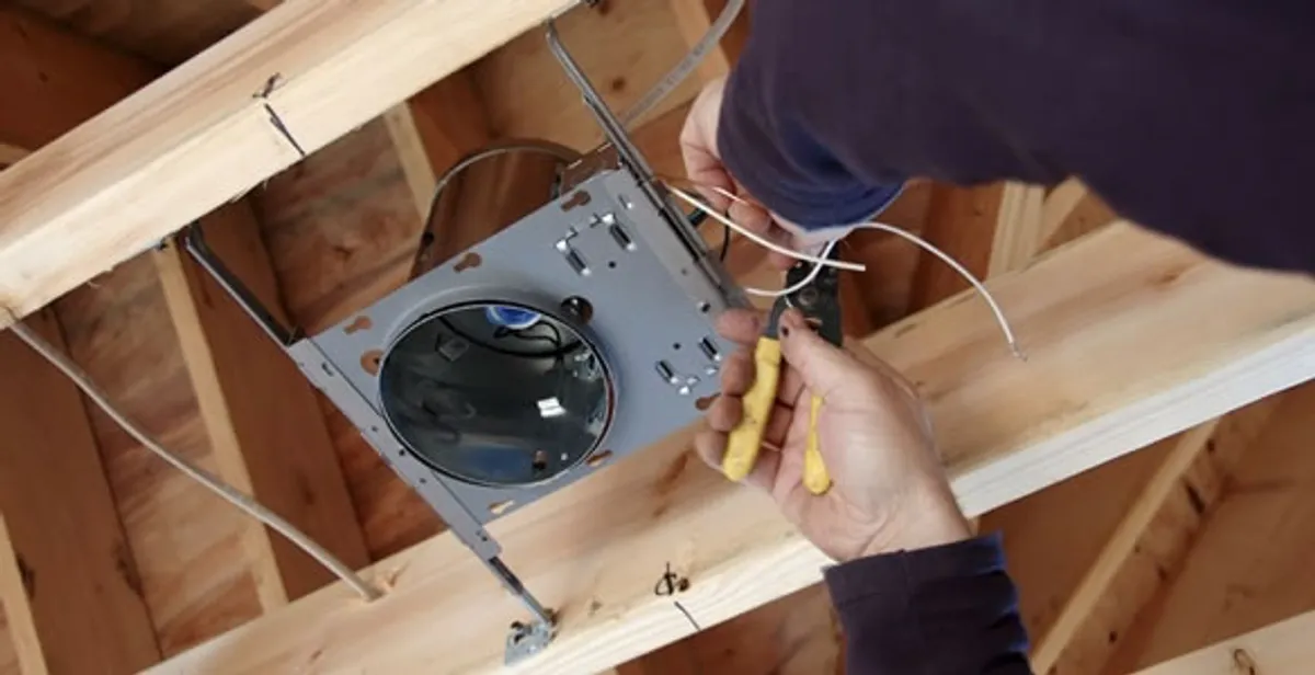 Professional recessed lighting installation with electrical wiring by licensed electricians in Myrtle Beach, SC