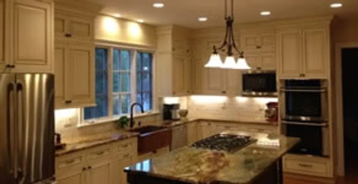 Recessed lighting installation enhancing interior lighting by professional electricians in Myrtle Beach, SC