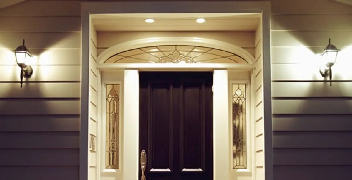 security light installation services with professionally installed entryway lighting in Myrtle Beach, SC