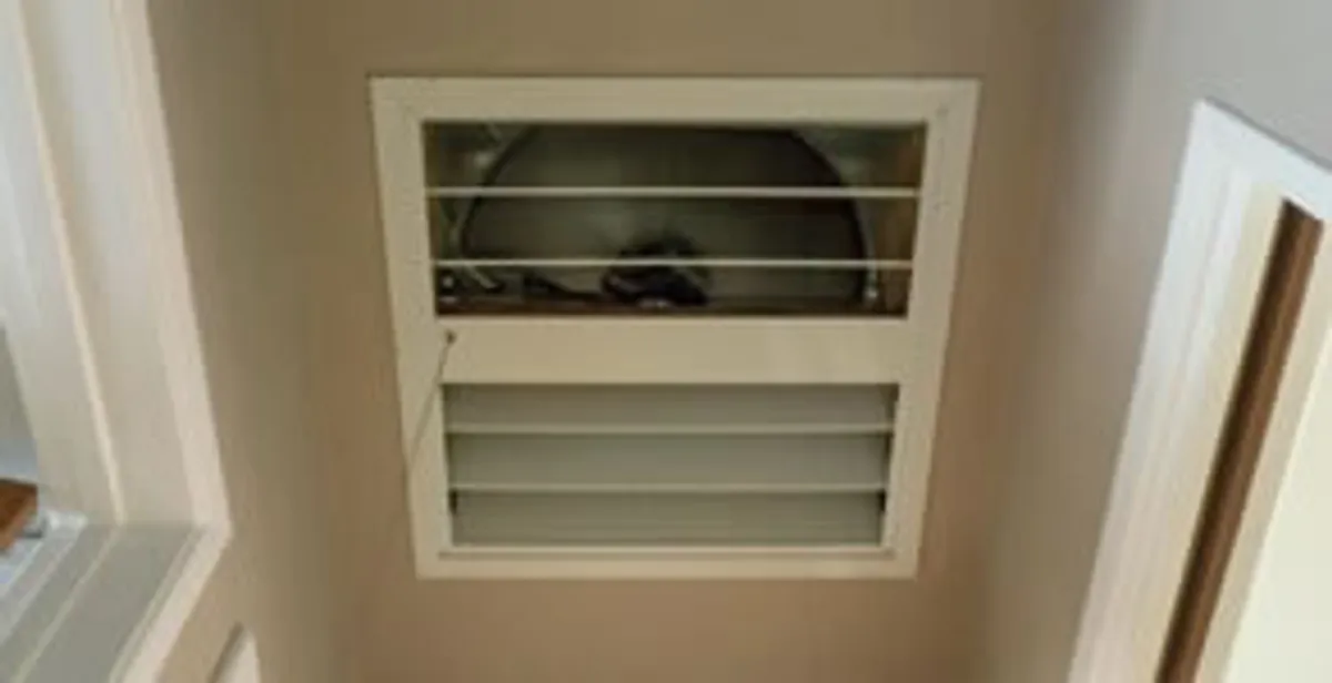 whole house fan installation services with ceiling-mounted ventilation system in Myrtle Beach, SC